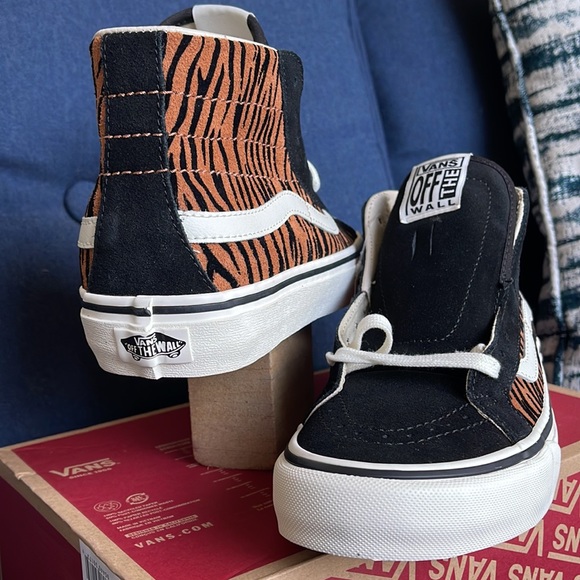 Vans Sk8-Hi 38 Decon S Animal Stripes Black Marshmallow Men’s - Picture 10 of 16